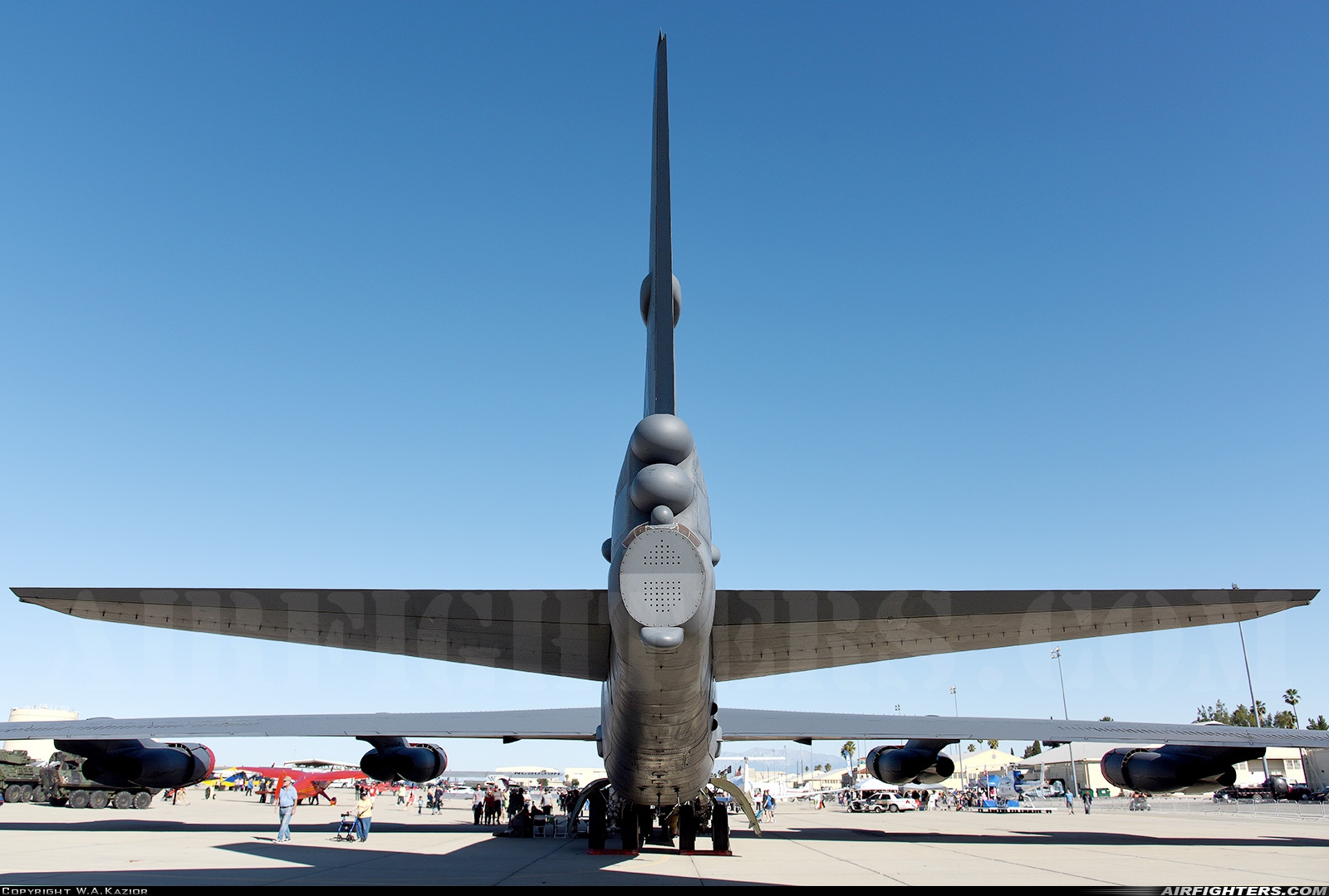 USA - Air Force Boeing B-52H Stratofortress 61-0013 at Riverside - March ARB (AFB / Field) (RIV / KRIV), USA