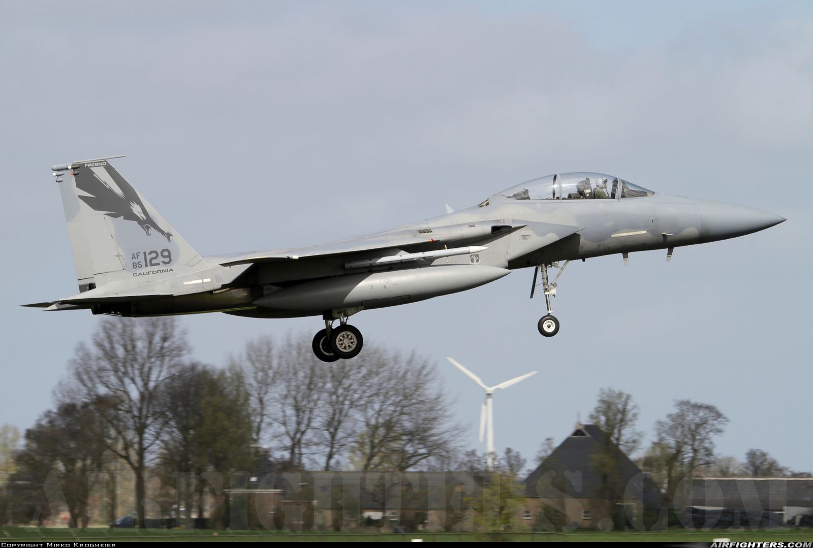 USA - Air Force McDonnell Douglas F-15D Eagle 85-0129 at Leeuwarden (LWR / EHLW), Netherlands