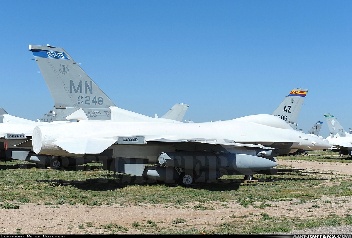 USA - Air Force General Dynamics F-16C Fighting Falcon 84-1248 at Tucson - Davis-Monthan AFB (DMA / KDMA), USA