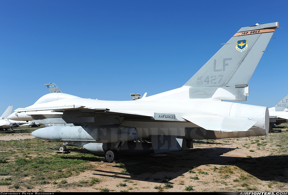 USA - Air Force General Dynamics F-16C Fighting Falcon 85-1427 at Tucson - Davis-Monthan AFB (DMA / KDMA), USA