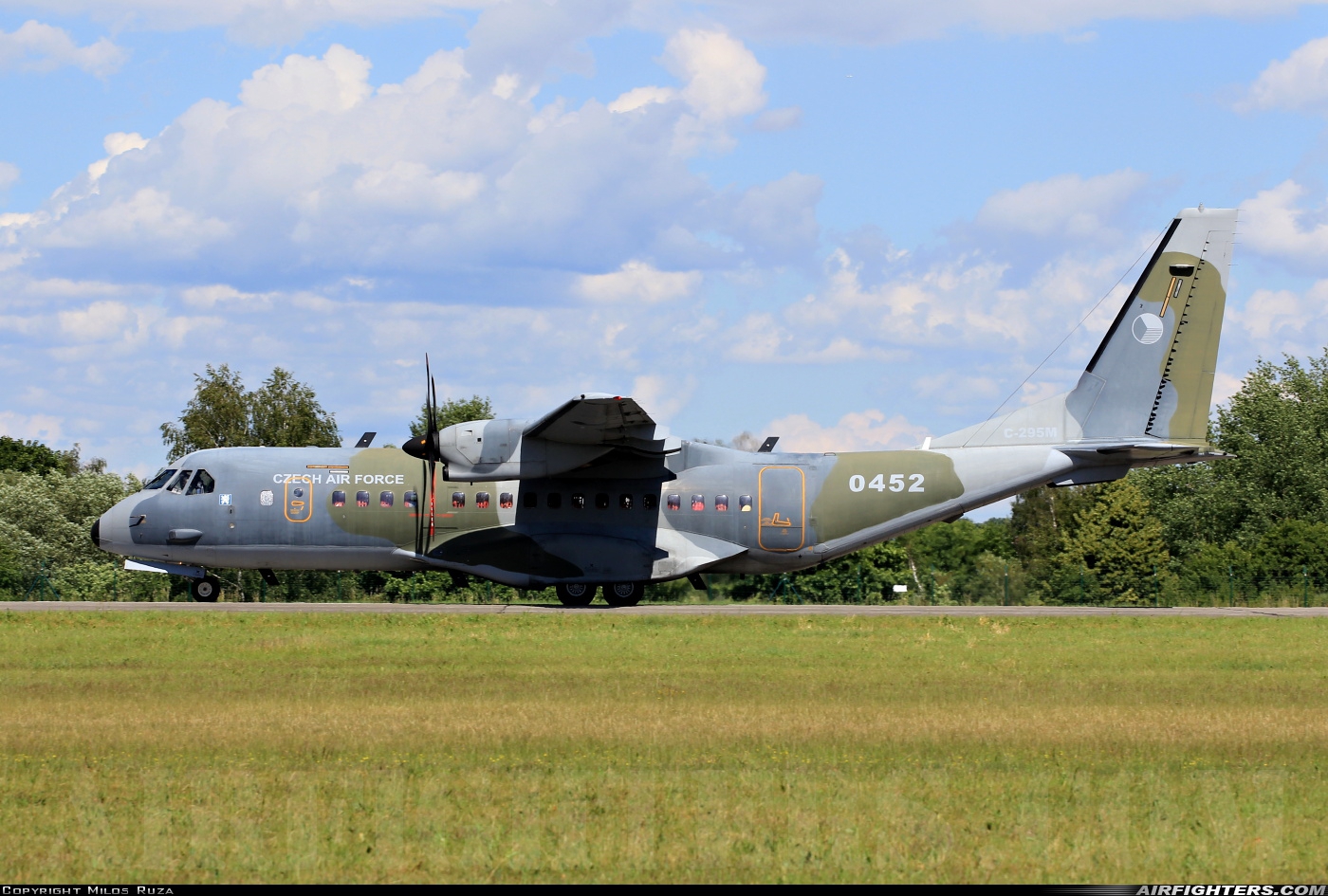 Czech Republic - Air Force CASA C-295M 0452 at Hradec Kralove (LKHK), Czech Republic