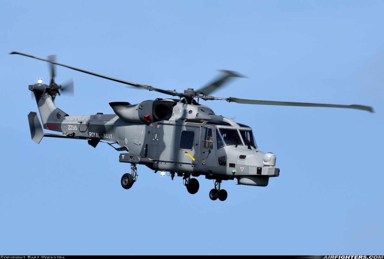 UK - Navy AgustaWestland Wildcat HMA2 ZZ515 at Leeuwarden (LWR / EHLW), Netherlands