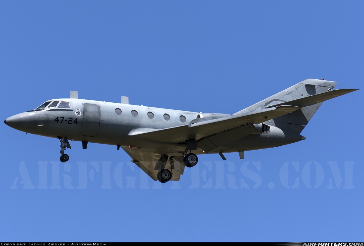 Spain - Air Force Dassault Falcon (Mystere) 20ECM TM.11-4 at Madrid - Torrejon (TOJ / LETO), Spain