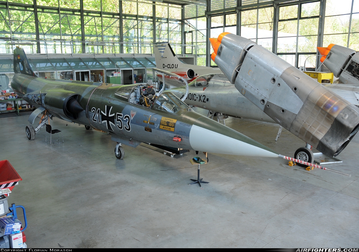 Germany - Air Force Lockheed F-104G Starfighter 21+53 at Oberschleissheim (EDNX), Germany