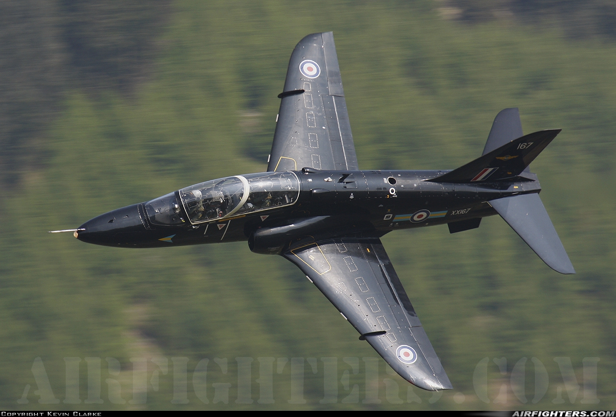 UK - Air Force British Aerospace Hawk T.1A XX167 at Off-Airport - Machynlleth Loop Area, UK