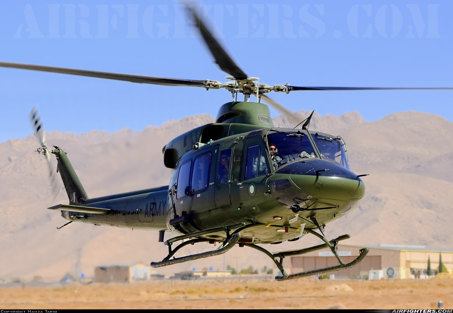Pakistan - Army Bell 412EP 786-220 at Khalid Army Aviation base - Quetta, Pakistan