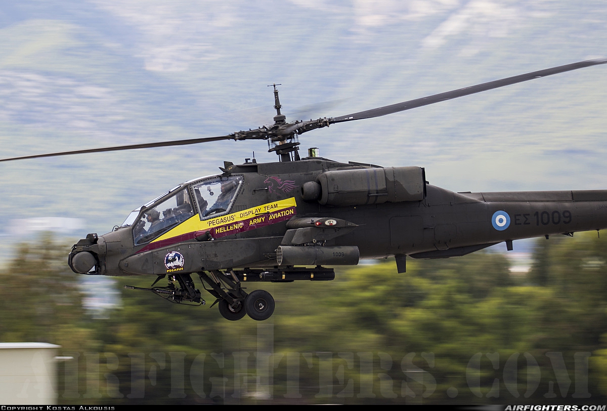 Greece - Army McDonnell Douglas AH-64A+ Apache ES1009 at Dekelia - Tatoi (LGTT), Greece