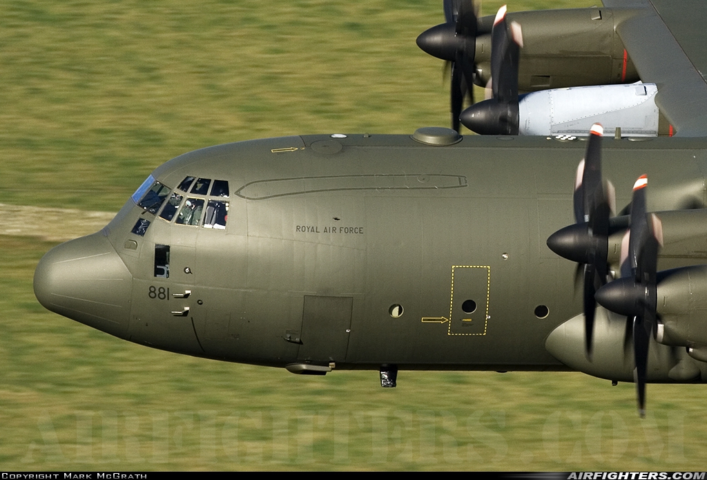 UK - Air Force Lockheed Martin Hercules C5 (C-130J / L-382) ZH881 at Off-Airport - Borders Area, UK