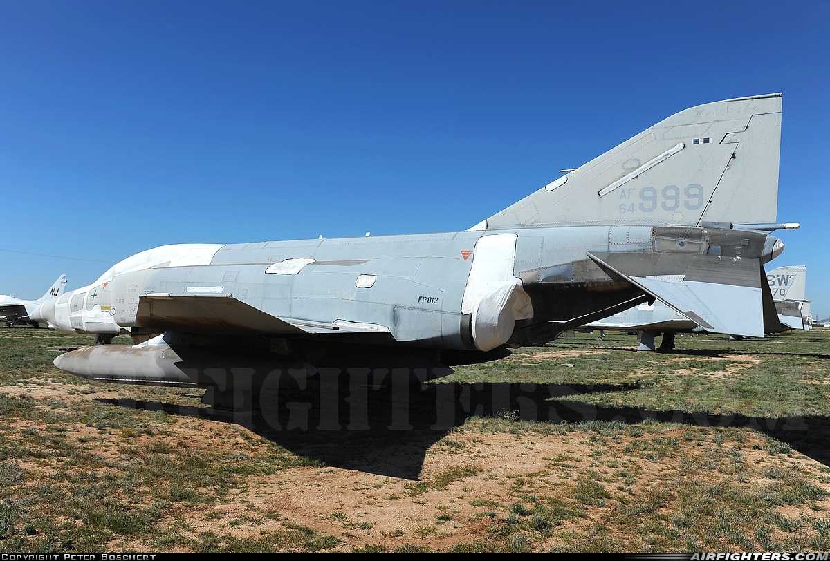 USA - Air Force McDonnell Douglas RF-4C Phantom II 64-0999 at Tucson - Davis-Monthan AFB (DMA / KDMA), USA