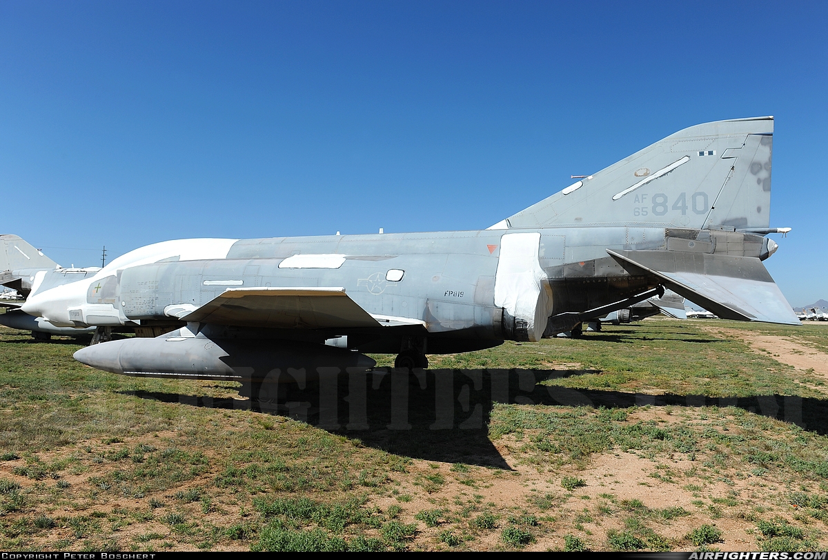 USA - Air Force McDonnell Douglas RF-4C Phantom II 65-0840 at Tucson - Davis-Monthan AFB (DMA / KDMA), USA