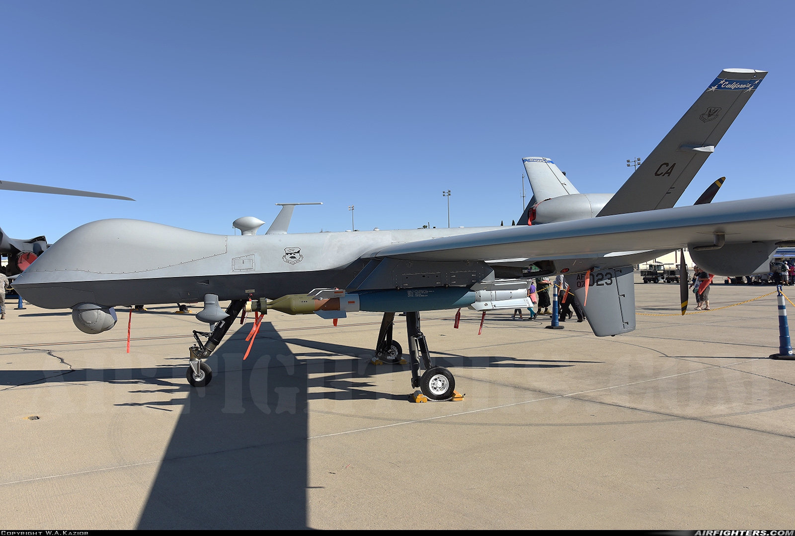USA - Air Force General Atomics MQ-9A Reaper 07-0023 at Riverside - March ARB (AFB / Field) (RIV / KRIV), USA