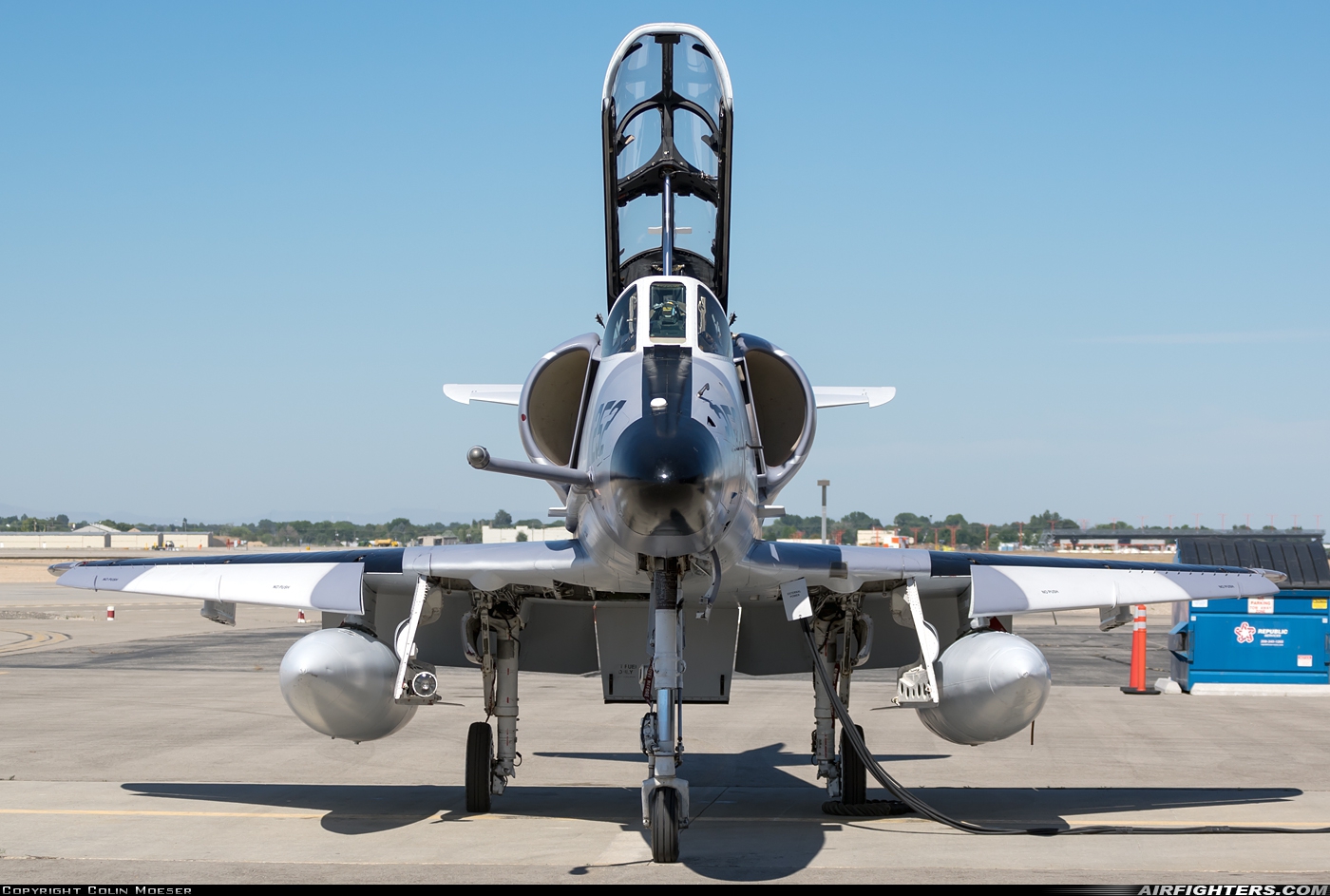 Company Owned - Top Aces (ATSI) Douglas TA-4J Skyhawk N252WL at Boise - Air Terminal / Gowen Field (Municipal) (BOI / KBOI), USA