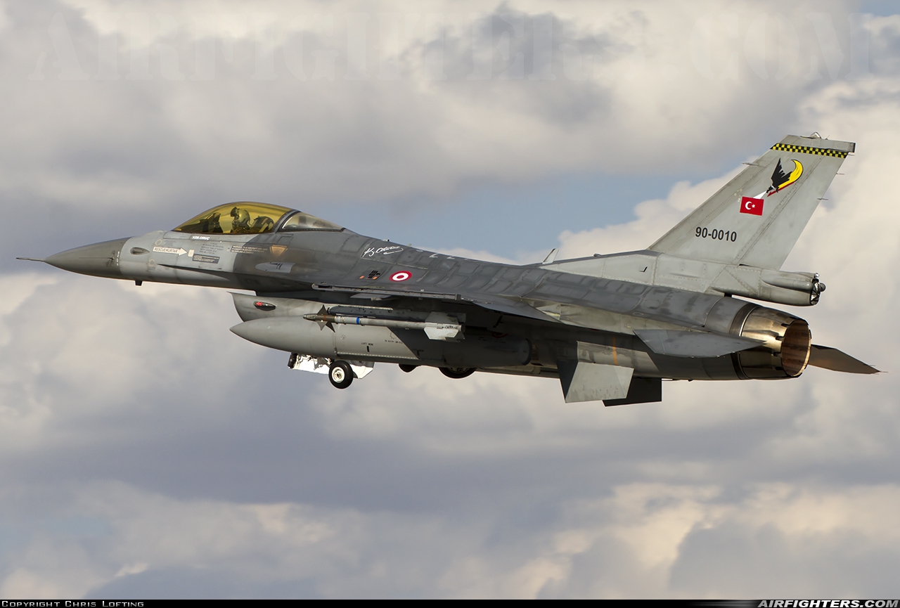 Türkiye - Air Force General Dynamics F-16C Fighting Falcon 90-0010 at Konya (KYA / LTAN), Türkiye
