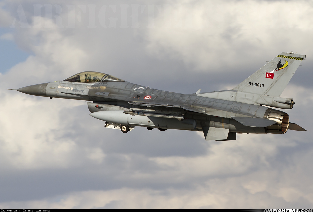 Türkiye - Air Force General Dynamics F-16C Fighting Falcon 91-0010 at Konya (KYA / LTAN), Türkiye