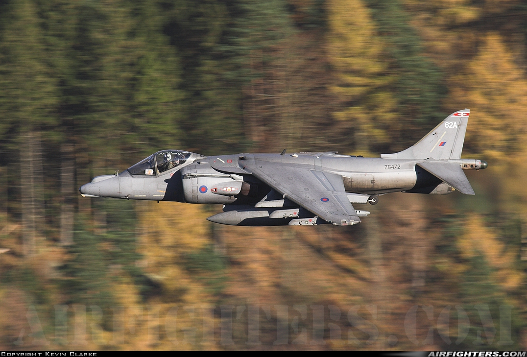 UK - Air Force British Aerospace Harrier GR.7A ZG472 at Off-Airport - Cumbria, UK
