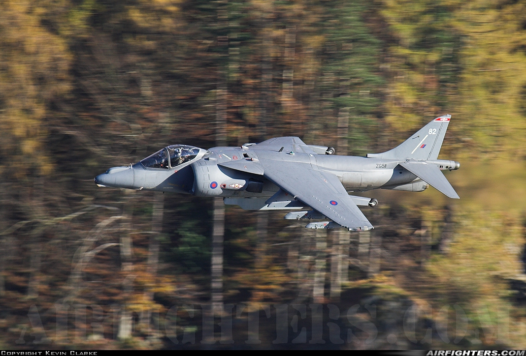 UK - Air Force British Aerospace Harrier GR.9 ZG511 at Off-Airport - Cumbria, UK