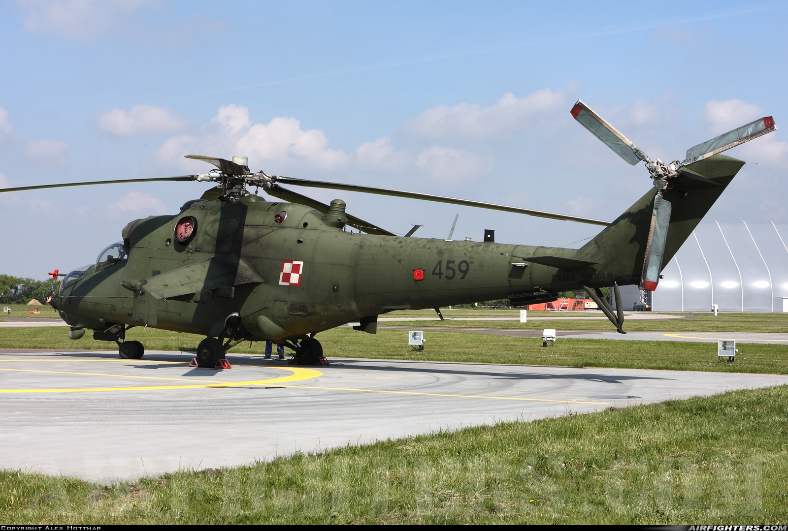 Poland - Army Mil Mi-24D 459 at Inowroclaw (- Latkowo) (EPIN / EPIR), Poland