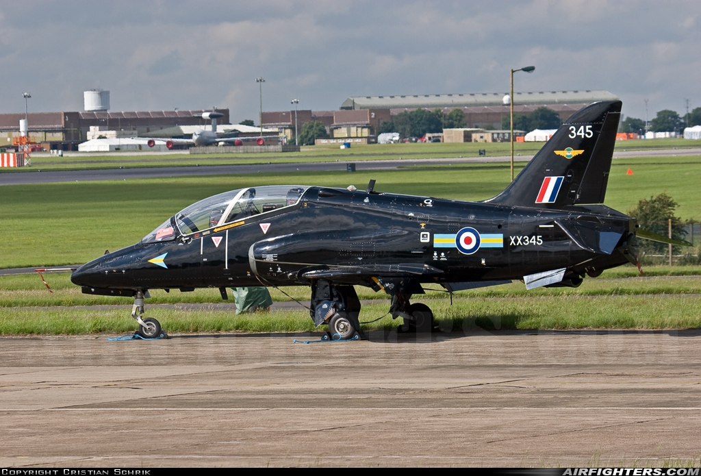 UK - Air Force British Aerospace Hawk T.1A XX345 at Waddington (WTN / EGXW), UK