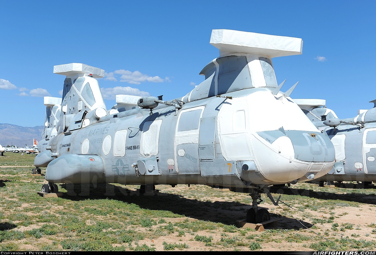 USA - Marines Boeing Vertol CH-46E Sea Knight (107-II) 156456 at Tucson - Davis-Monthan AFB (DMA / KDMA), USA