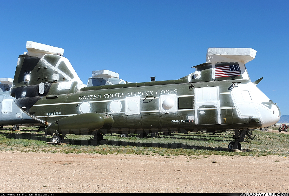 USA - Marines Boeing Vertol CH-46E Sea Knight (107-II) 157682 at Tucson - Davis-Monthan AFB (DMA / KDMA), USA