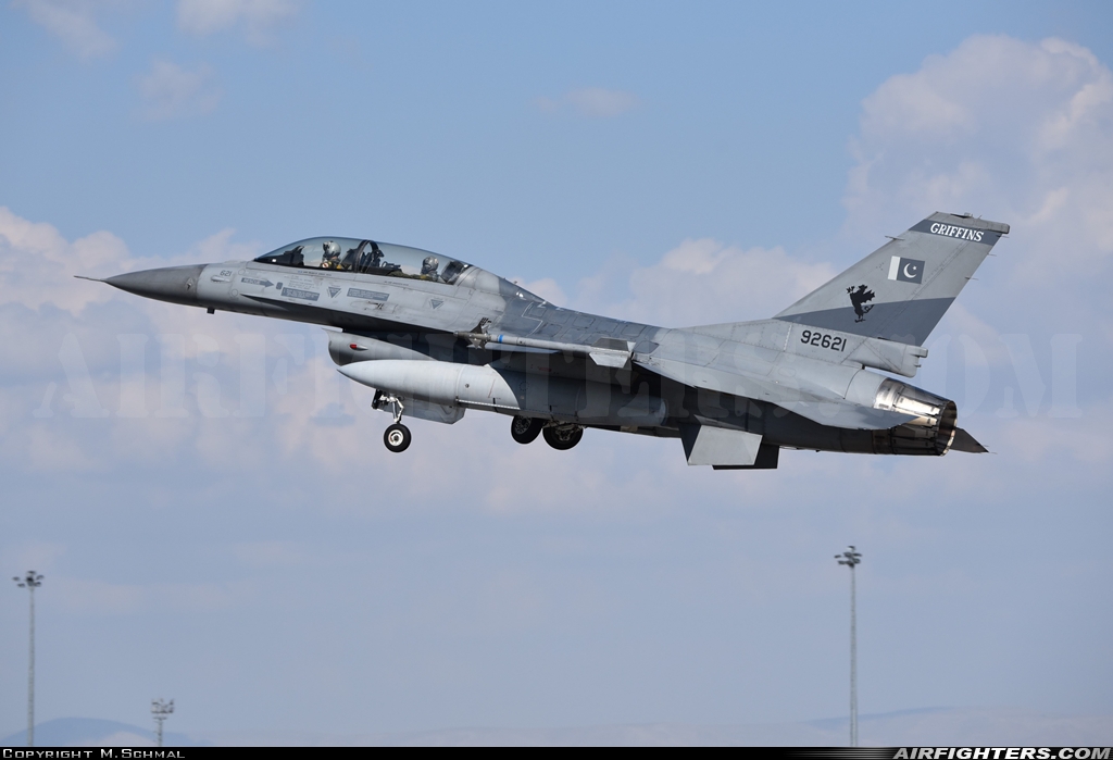 Pakistan - Air Force General Dynamics F-16B Fighting Falcon 96261 at Konya (KYA / LTAN), Türkiye