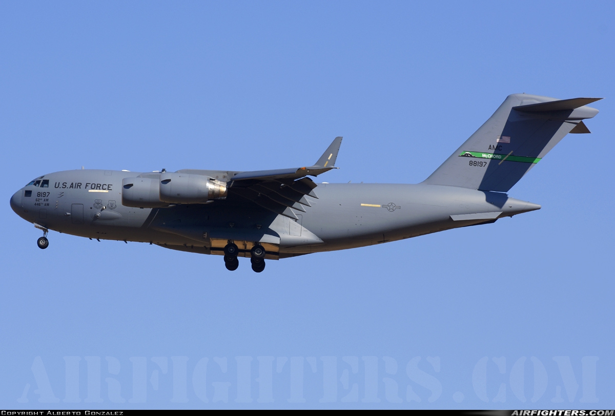 USA - Air Force Boeing C-17A Globemaster III 08-8197 at Madrid - Torrejon (TOJ / LETO), Spain