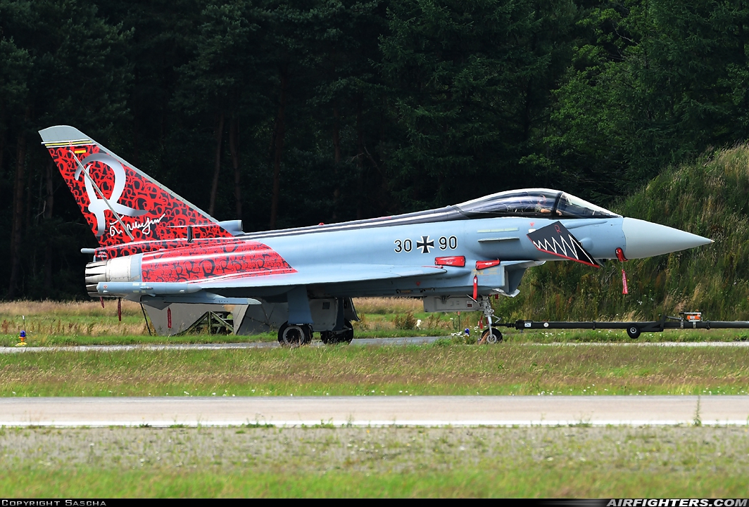 Germany - Air Force Eurofighter EF-2000 Typhoon S 30+90 at Wittmundhafen (Wittmund) (ETNT), Germany