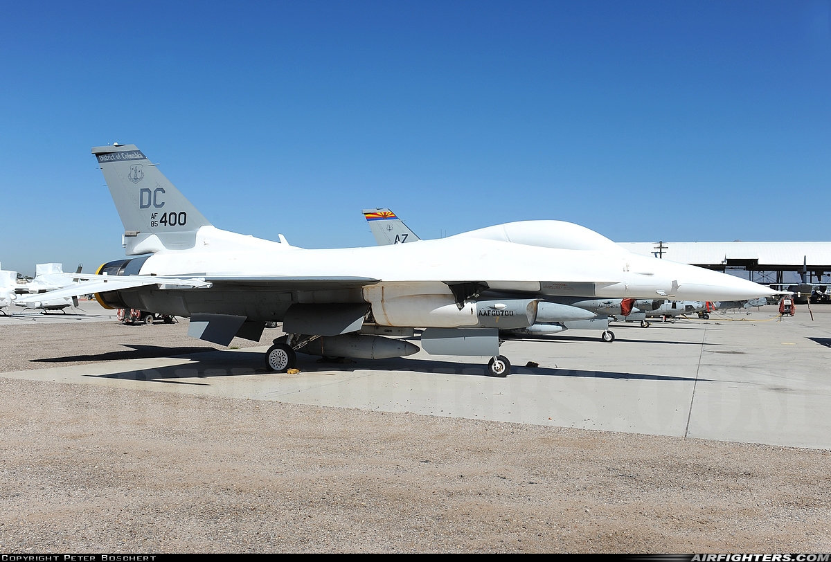 USA - Air Force General Dynamics F-16C Fighting Falcon 85-1400 at Tucson - Davis-Monthan AFB (DMA / KDMA), USA