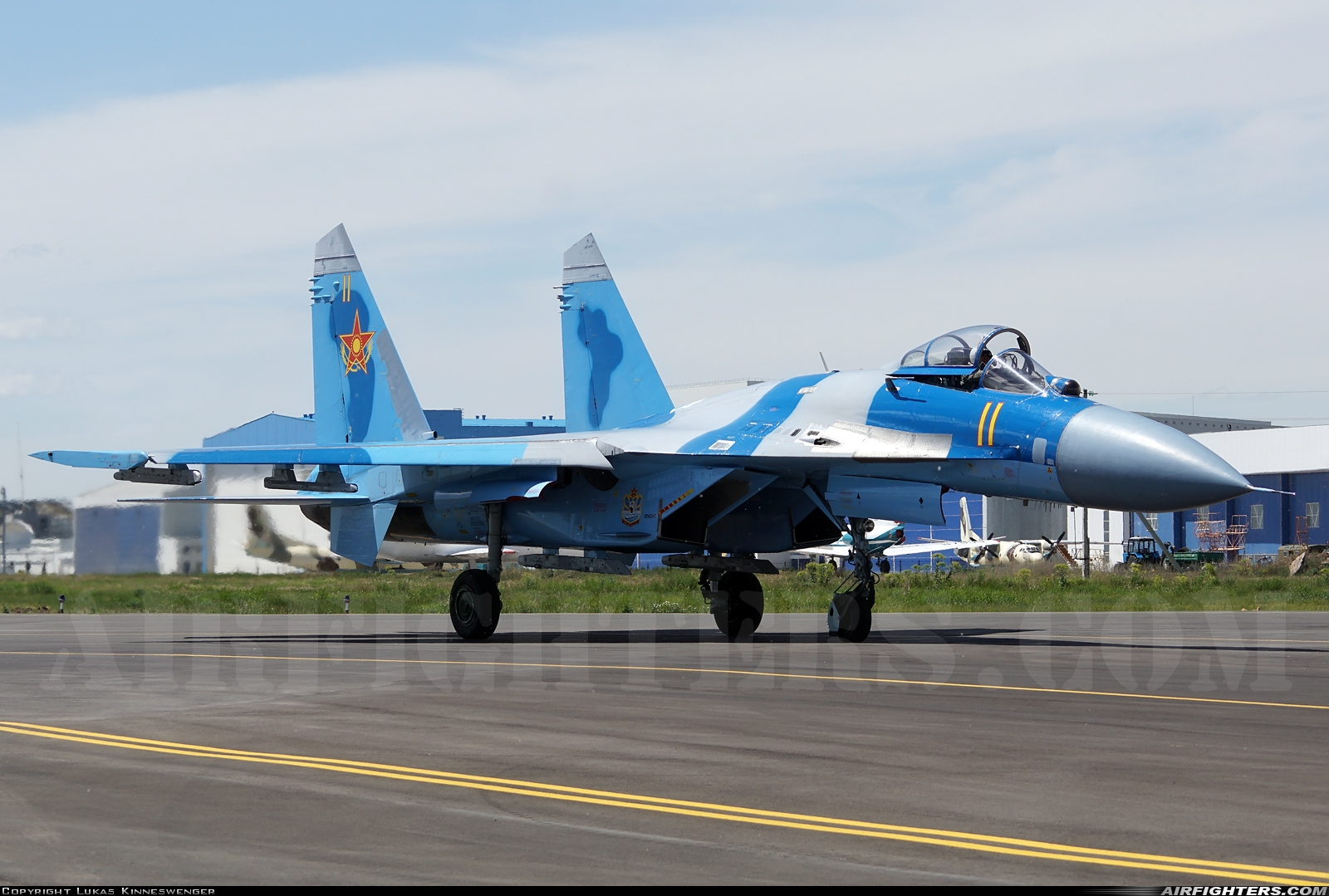 Kazakhstan - Air Force Sukhoi Su-27M2  at Astana (Aqmola / Tselinograd) (TSE / UACC), Kazakhstan