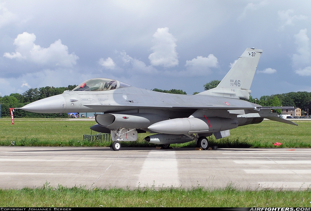 Italy - Air Force General Dynamics F-16A/ADF Fighting Falcon MM7246 at Uden - Volkel (UDE / EHVK), Netherlands