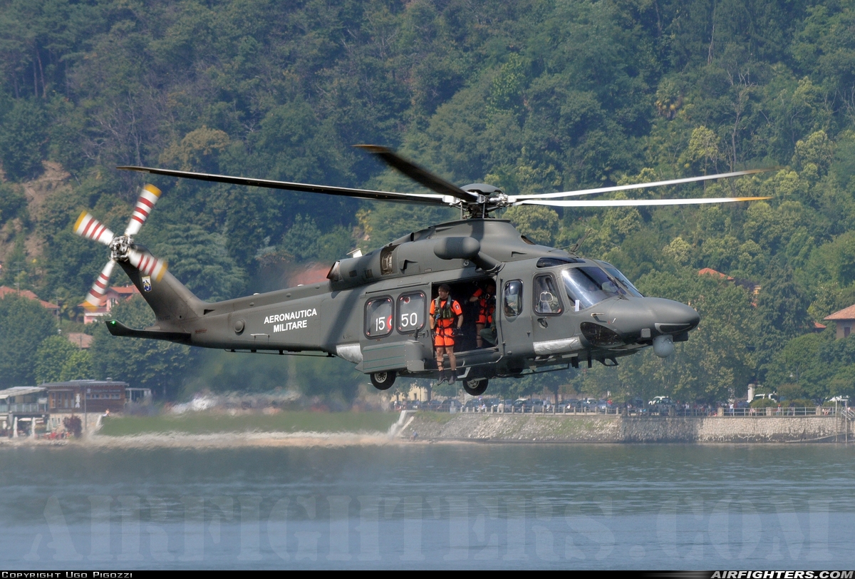 Italy - Air Force AgustaWestland HH-139A (AW-139M) MM81822 at Off-Airport - Arona (NO), Italy