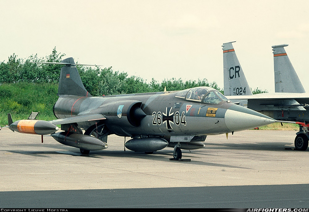 Germany - Air Force Lockheed F-104G Starfighter 26+04 at Leeuwarden (LWR / EHLW), Netherlands