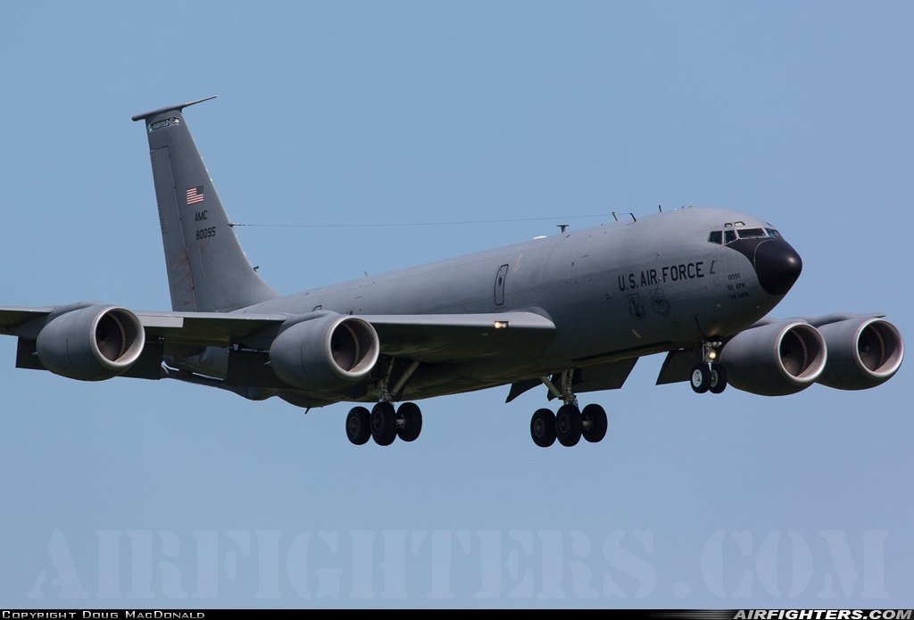 USA - Air Force Boeing KC-135T Stratotanker (717-148) 58-0095 at Mildenhall (MHZ / GXH / EGUN), UK