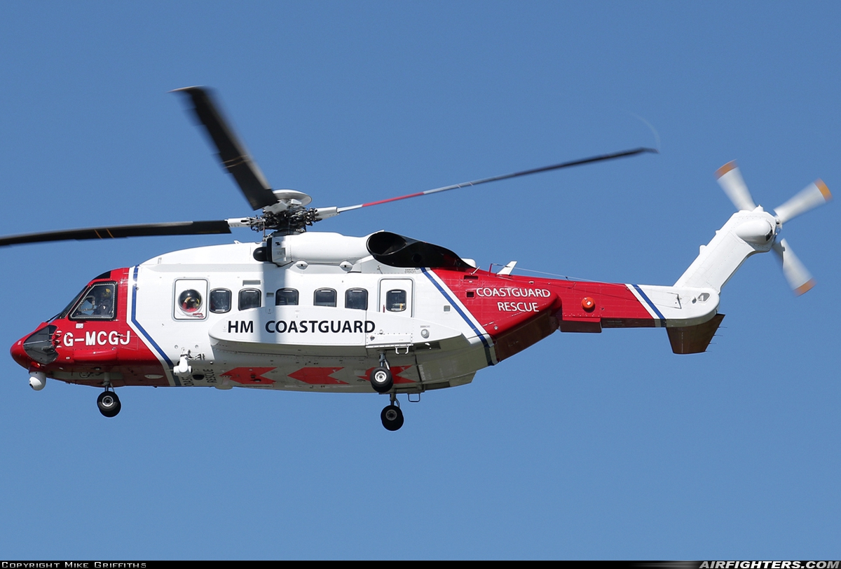 Company Owned - Bristow Helicopters Sikorsky S-92A Helibus G-MCGJ at Valley (EGOV), UK