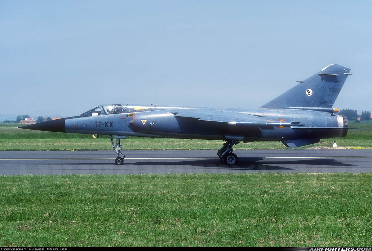France - Air Force Dassault Mirage F1C 81 at Cambrai - Epinoy (LFQI), France