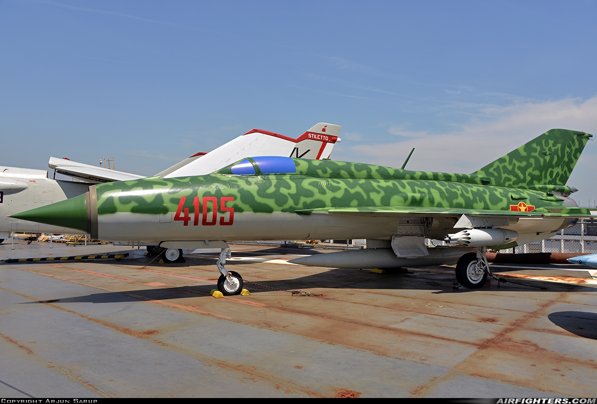 Vietnam - Air Force Mikoyan-Gurevich MiG-21PFM 4105 at Off-Airport - New York, USA