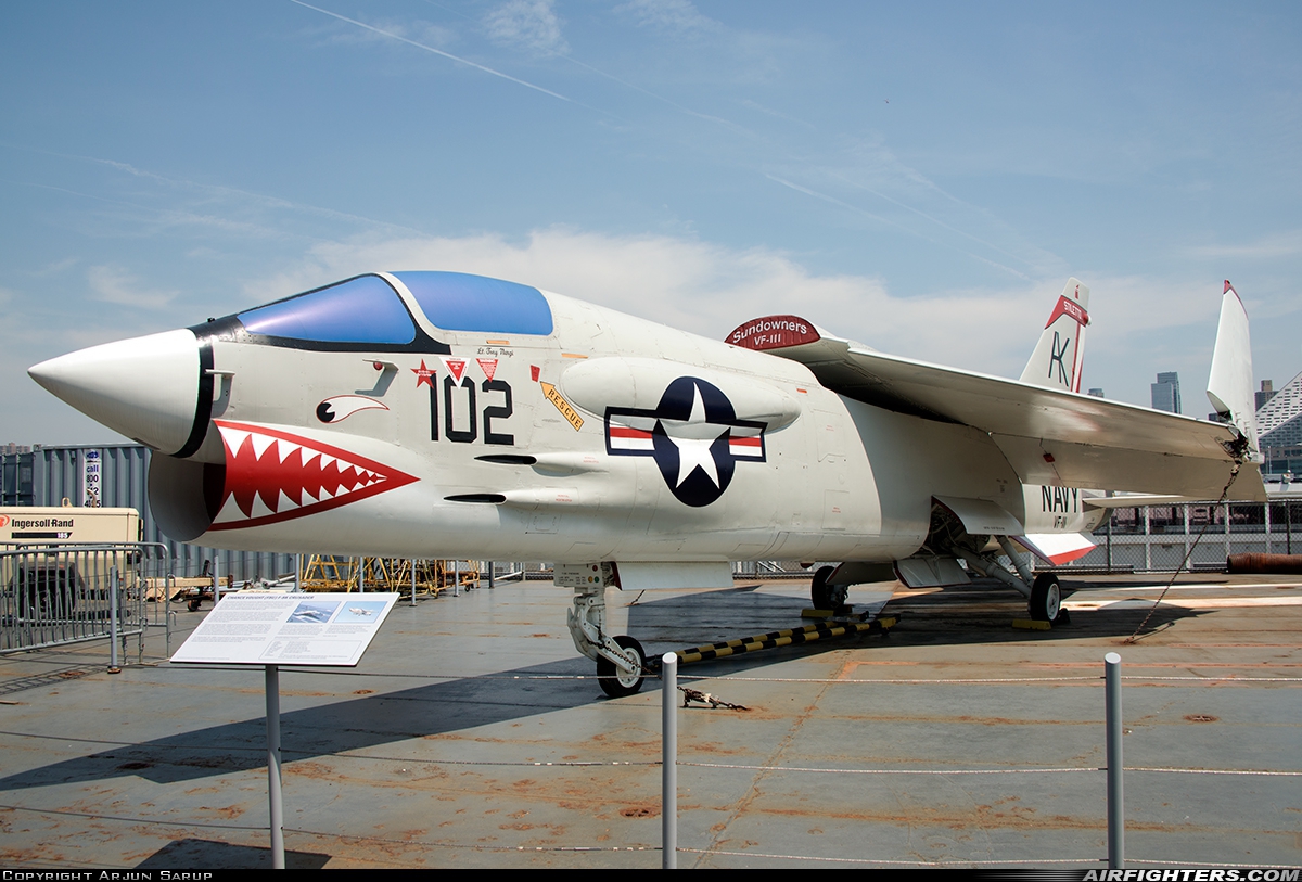 USA - Navy Vought F-8K Crusader 145550 at Off-Airport - New York, USA