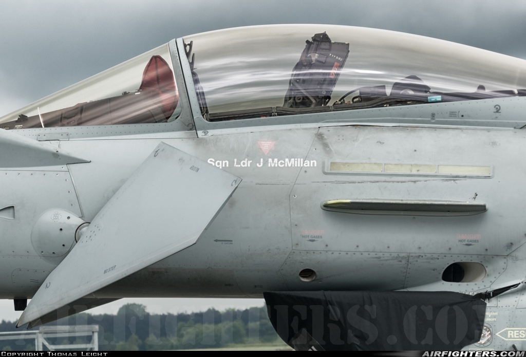 UK - Air Force Eurofighter Typhoon FGR4 ZK332 at Florennes (EBFS), Belgium