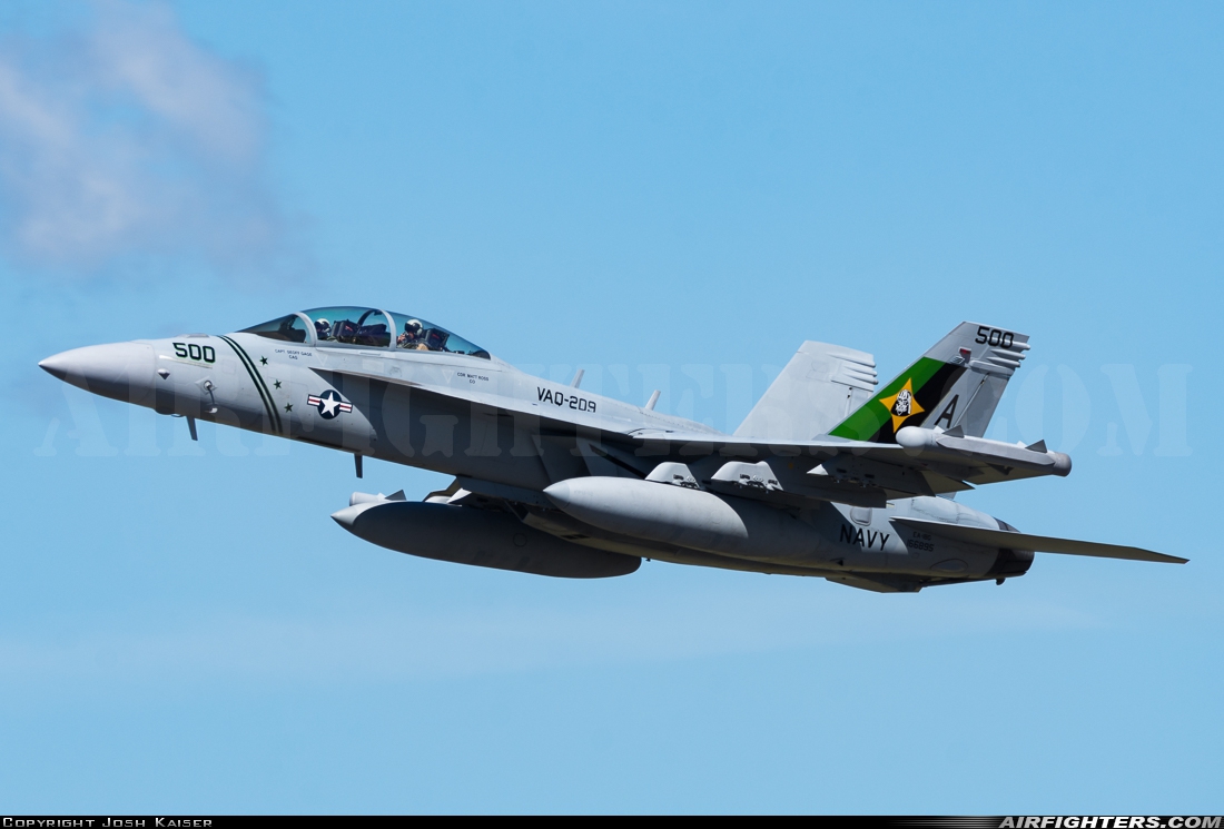 USA - Navy Boeing EA-18G Growler 166895 at Portland - Int. (PDX / KPDX), USA