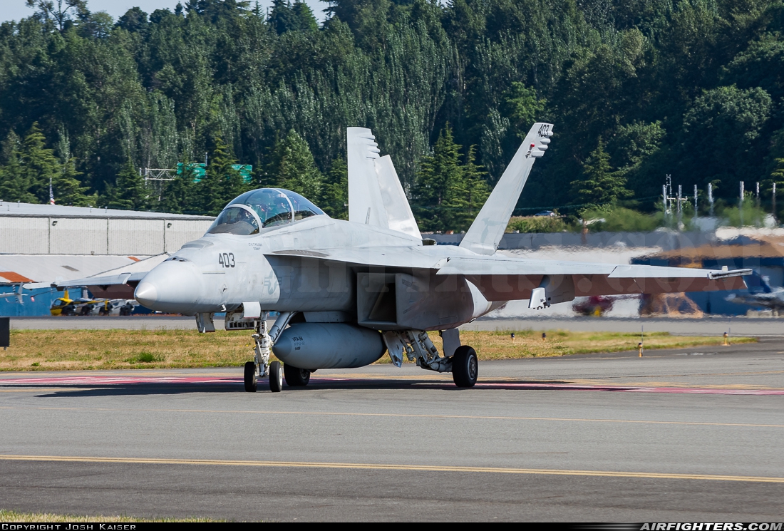 USA - Navy Boeing F/A-18F Super Hornet 165915 at Seattle - Boeing Field / King County Int. (BFI / KBFI), USA