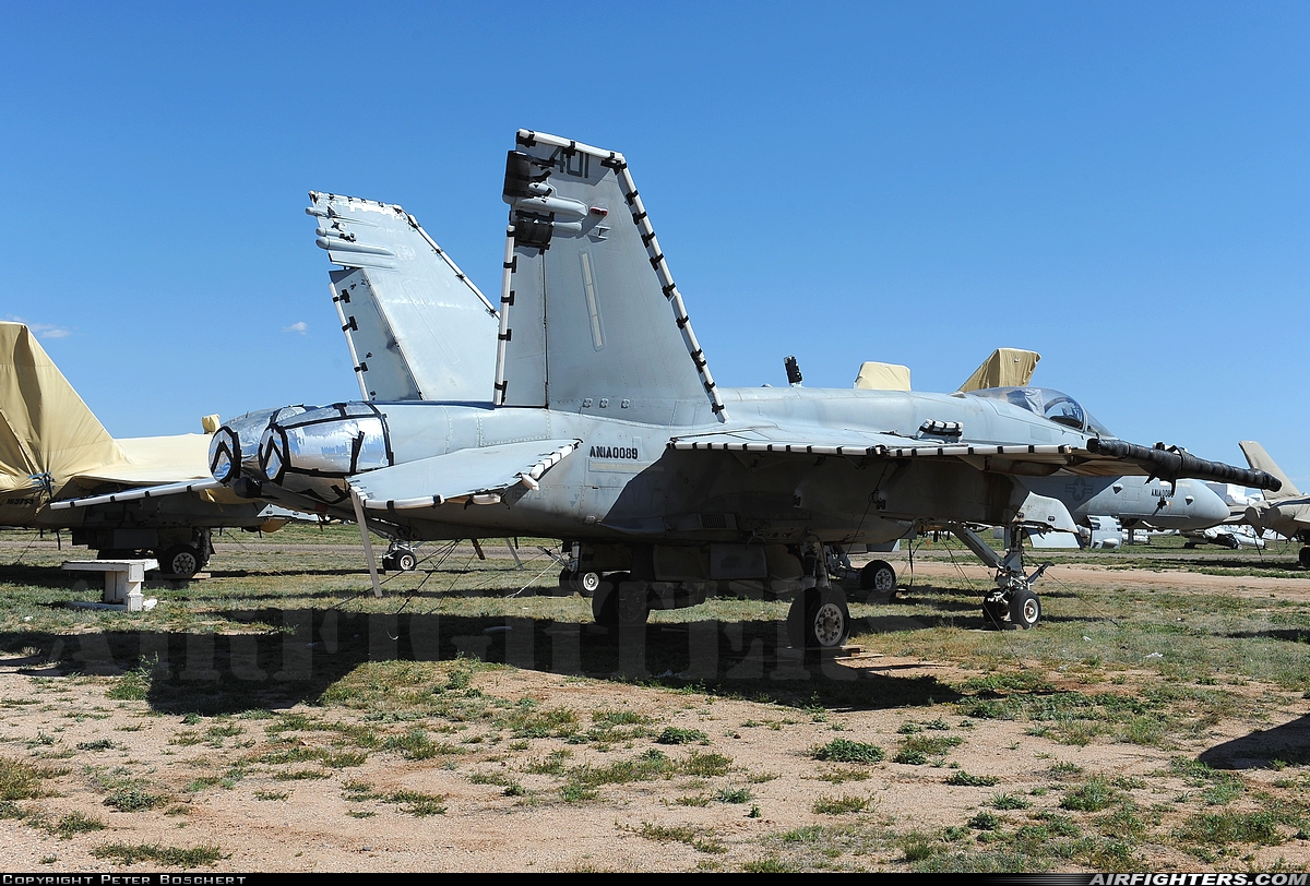 USA - Navy McDonnell Douglas F/A-18C Hornet 163738 at Tucson - Davis-Monthan AFB (DMA / KDMA), USA
