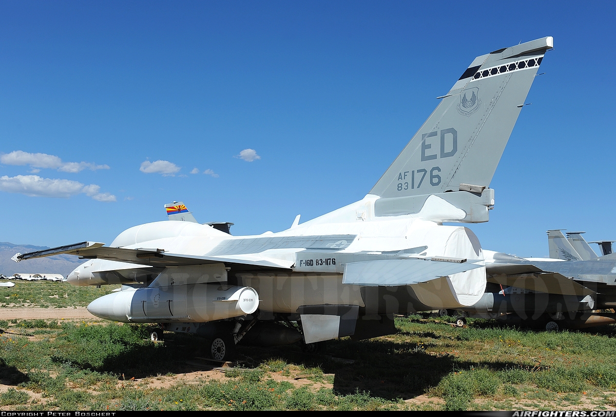 USA - Air Force General Dynamics F-16D Fighting Falcon 83-1176 at Tucson - Davis-Monthan AFB (DMA / KDMA), USA