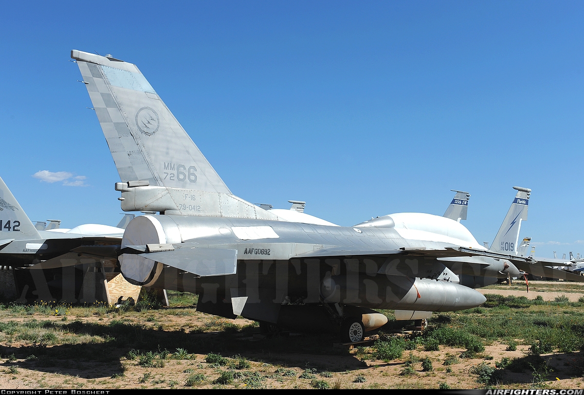 Italy - Air Force General Dynamics F-16B Fighting Falcon MM7266 at Tucson - Davis-Monthan AFB (DMA / KDMA), USA