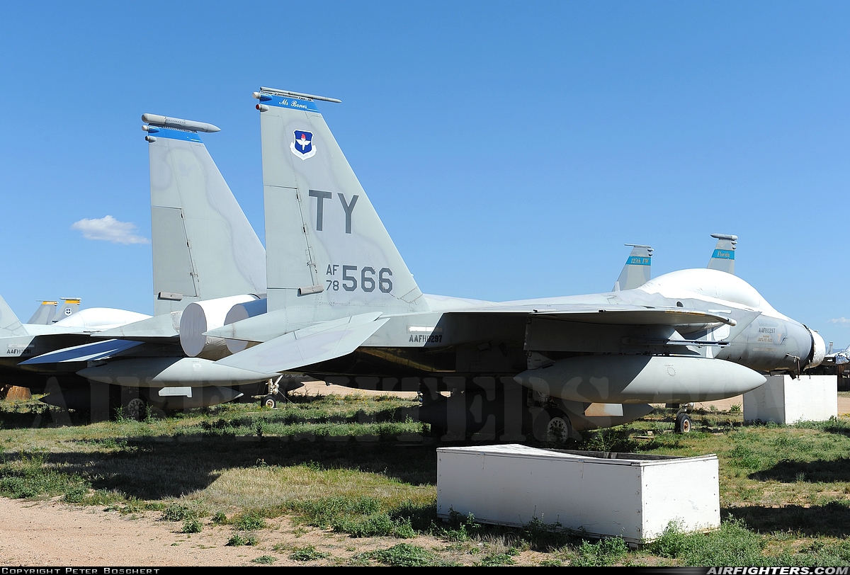 USA - Air Force McDonnell Douglas F-15D Eagle 78-0566 at Tucson - Davis-Monthan AFB (DMA / KDMA), USA