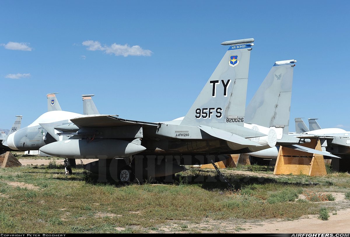 USA - Air Force McDonnell Douglas F-15C Eagle 82-0026 at Tucson - Davis-Monthan AFB (DMA / KDMA), USA