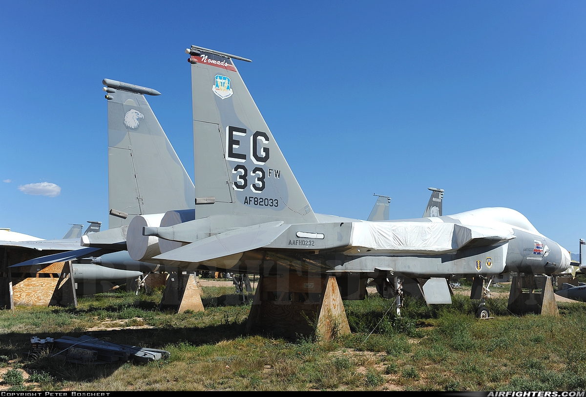 USA - Air Force McDonnell Douglas F-15C Eagle 82-0033 at Tucson - Davis-Monthan AFB (DMA / KDMA), USA