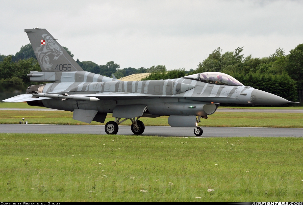 Poland - Air Force General Dynamics F-16C Fighting Falcon 4056 at Fairford (FFD / EGVA), UK