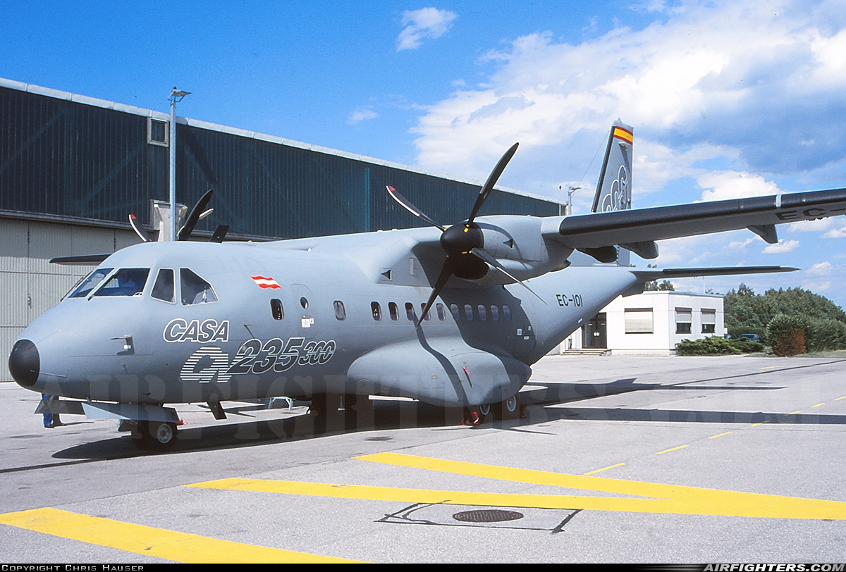 Austria - Air Force CASA CN235-300 EC-101 at Tulln - Langenlebarn (LOXT), Austria