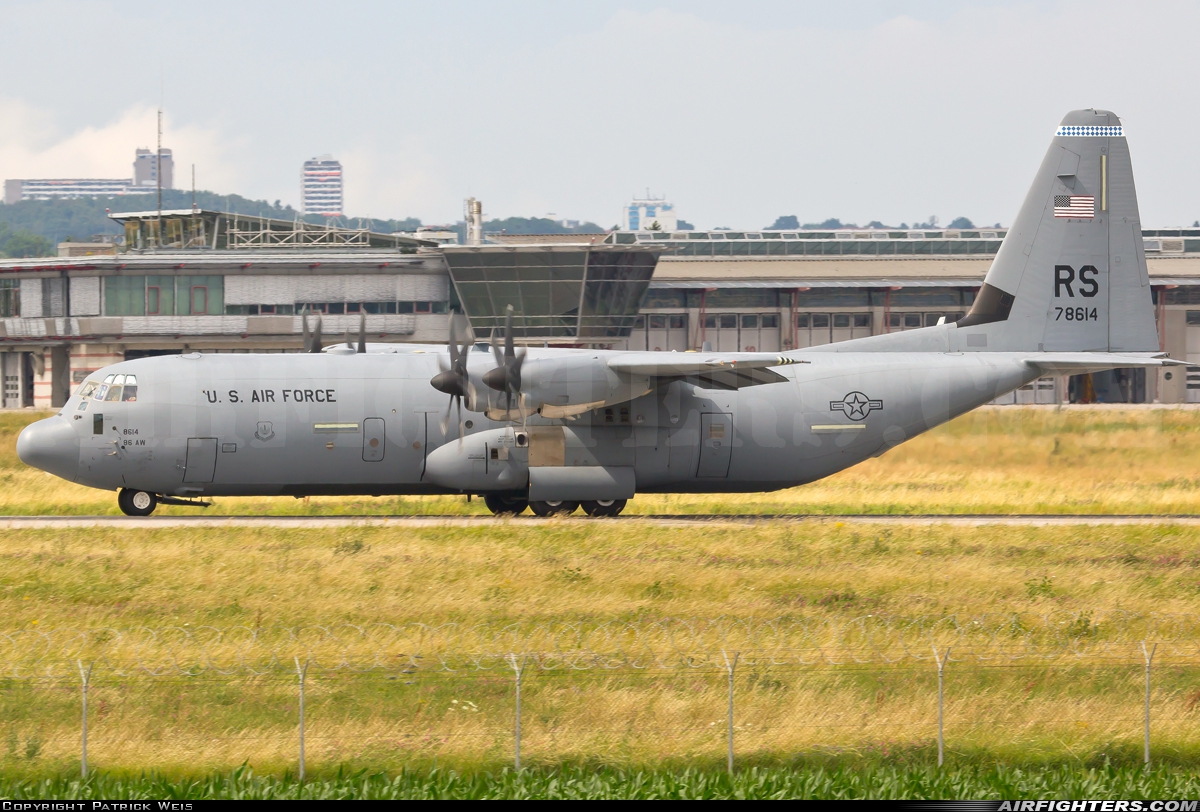 USA - Air Force Lockheed Martin C-130J-30 Hercules (L-382) 07-8614 at Stuttgart (- Echterdingen) (STR / EDDS), Germany