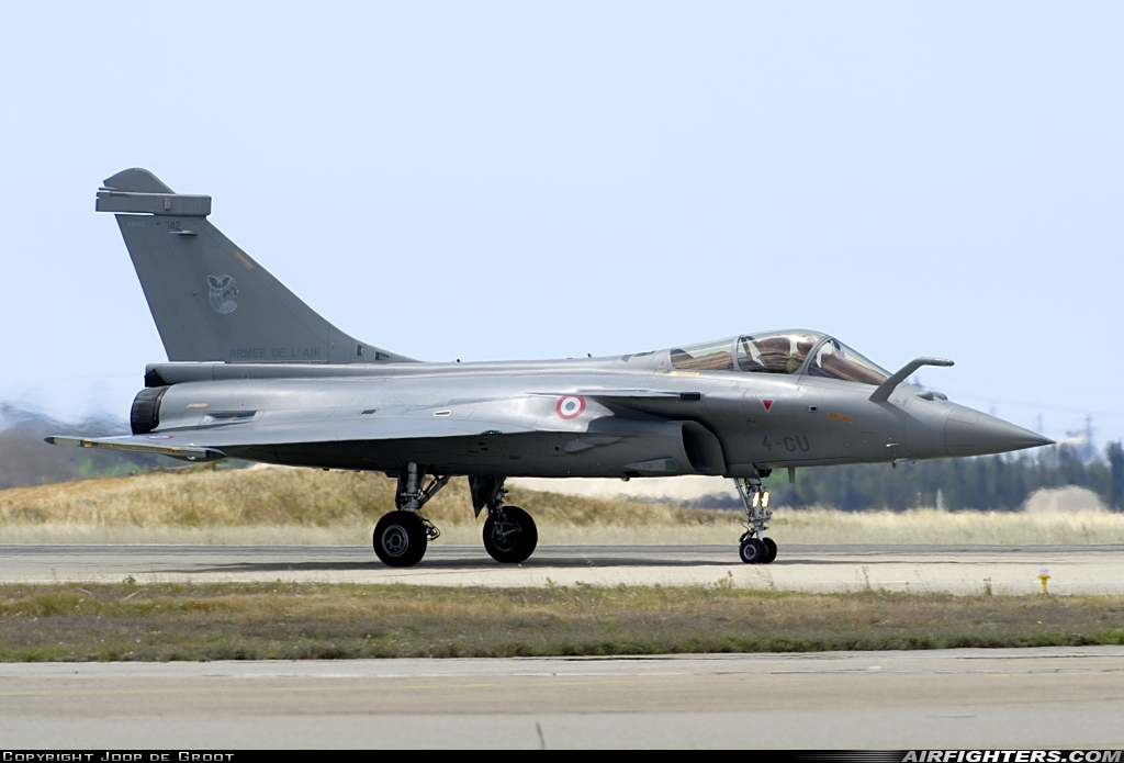 France - Air Force Dassault Rafale C 142 at Istres - Le Tube (LFMI), France